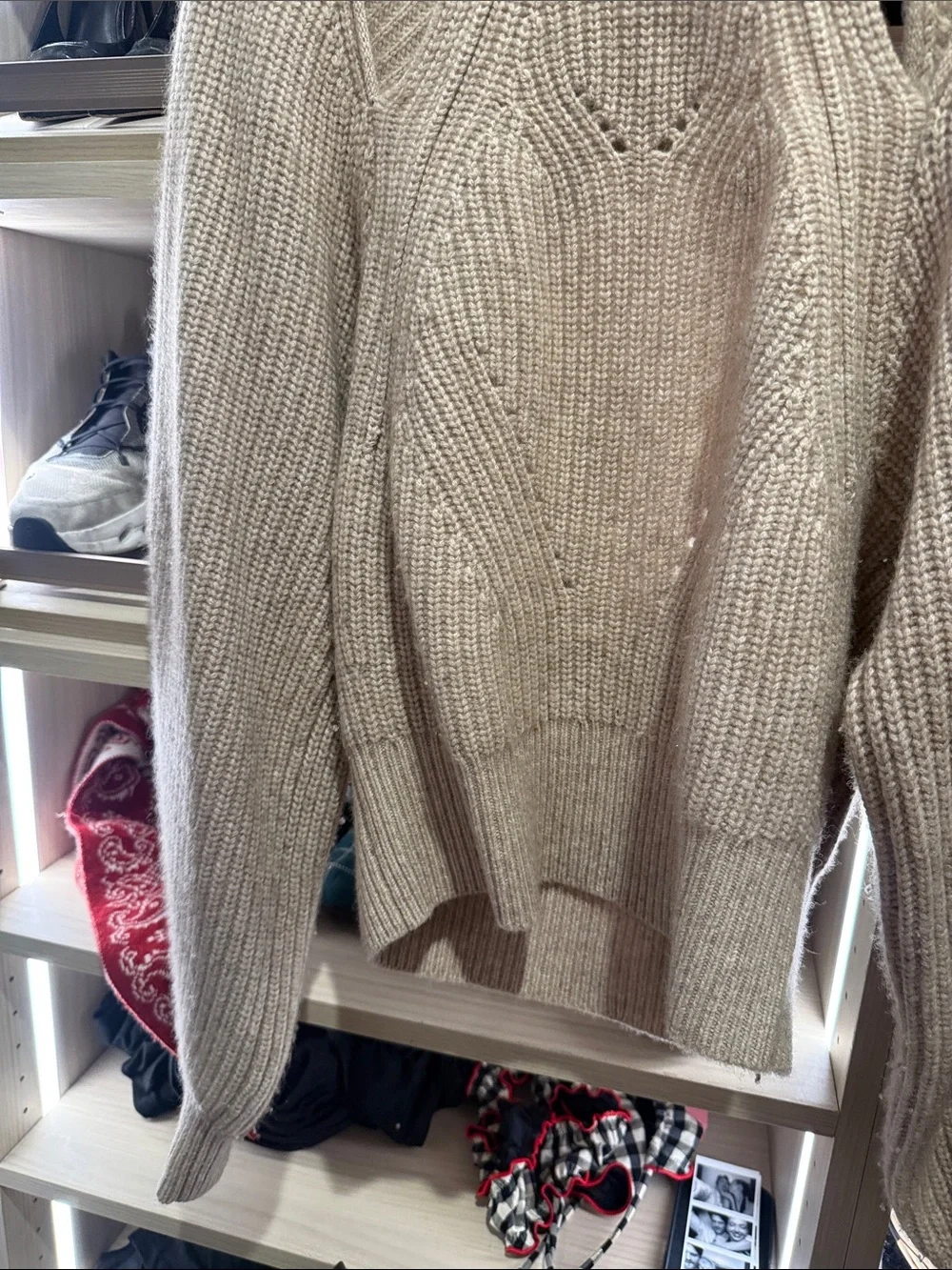 Isabel Marant beige ribbed